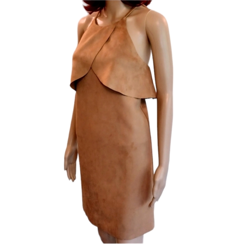 Chelsea & Violet Faux Suede Mini Dress NWT